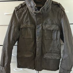 Black Hooded Jacket Size S