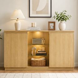 Oak - Side Cabinet 