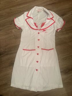 Nurse costume adult size small (2-6)
