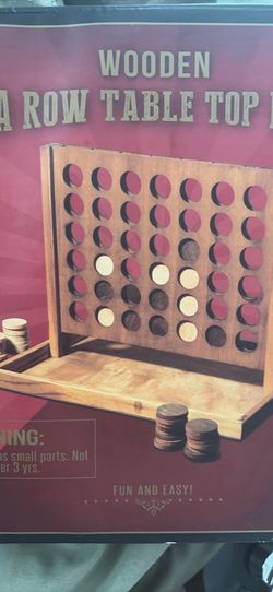 Wooden Connect four