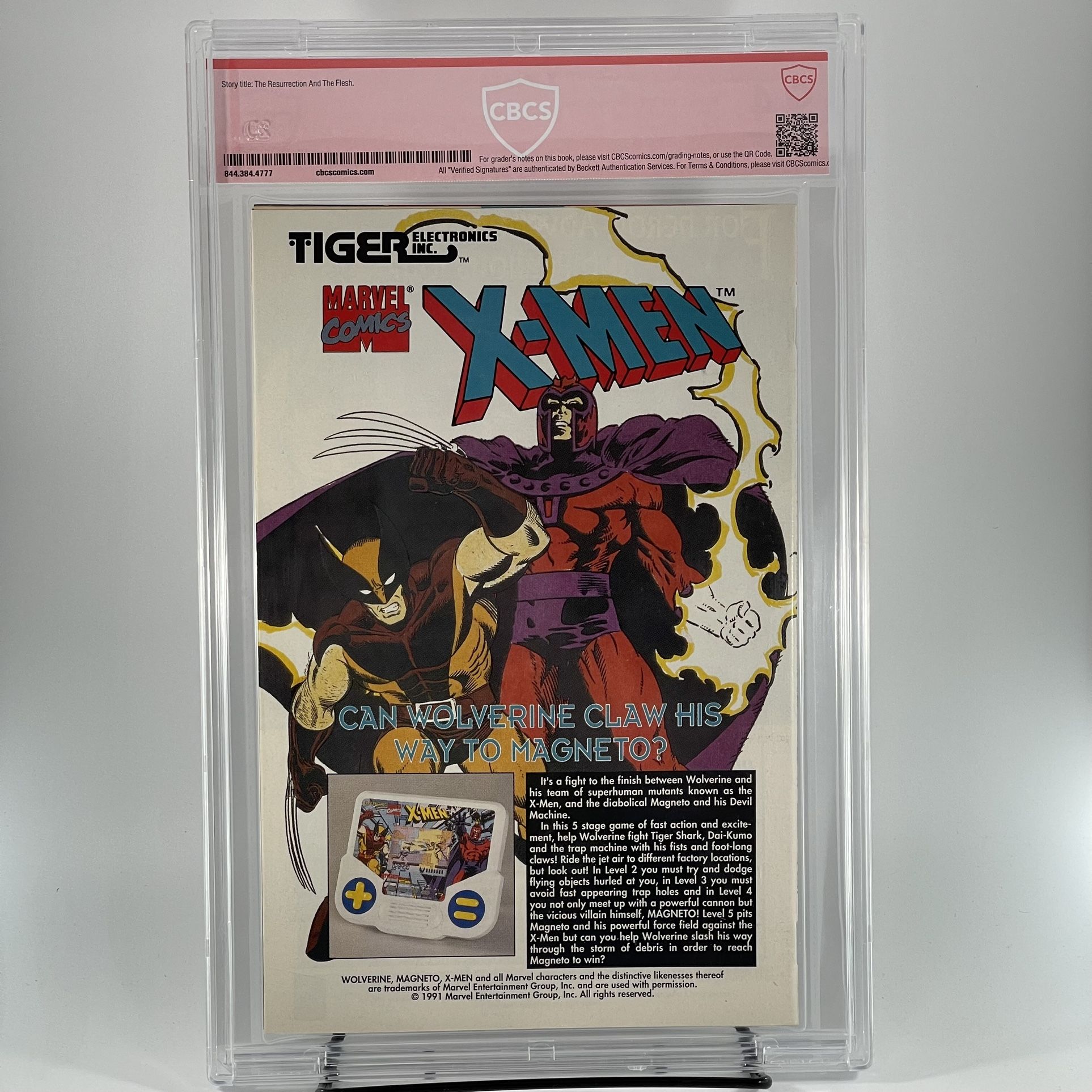 X Men #4 CBCS SS Jim lee 1st Appearance of Omega Red (1992