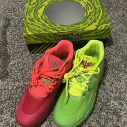 Rick And Morty Basketball Shoes BRAND NEW!!