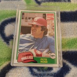 Baseball Coke Phillies 1981 Set Includes Pete Rose & Mike Schmidt, McGraw, Maddox, Luzinski, Carlton,Bowa, McBride Boone Smith Trlllo See Below
