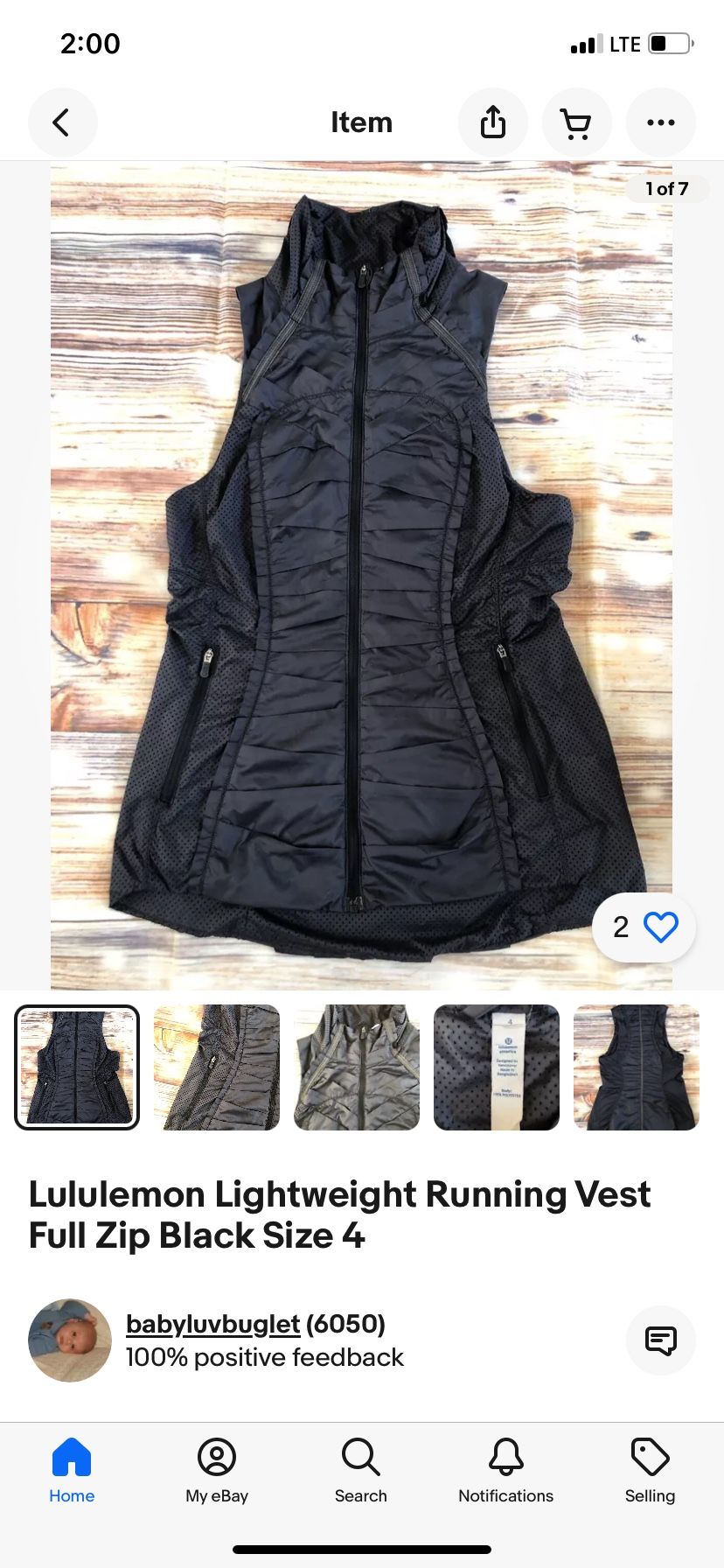 Lululemon Vest With Hoodie