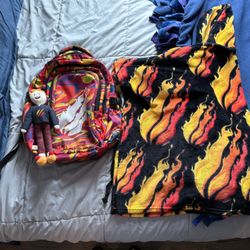 Preston Stylez Backpack Stuffie And Hooded Blanket 