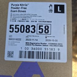 Kimtech Purple Nitrile Gloves 55083