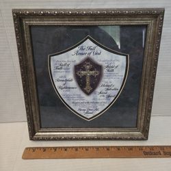 Christian Wall Art Photo Full Armor Of God Cross Home Decor Decoration