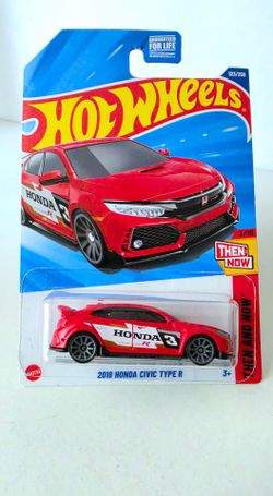 Hot Wheels 2018 Honda Civic Type R -Red