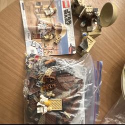 Lego Star Wars 75220 Sandcrawler and 75270 Obi Wans hut