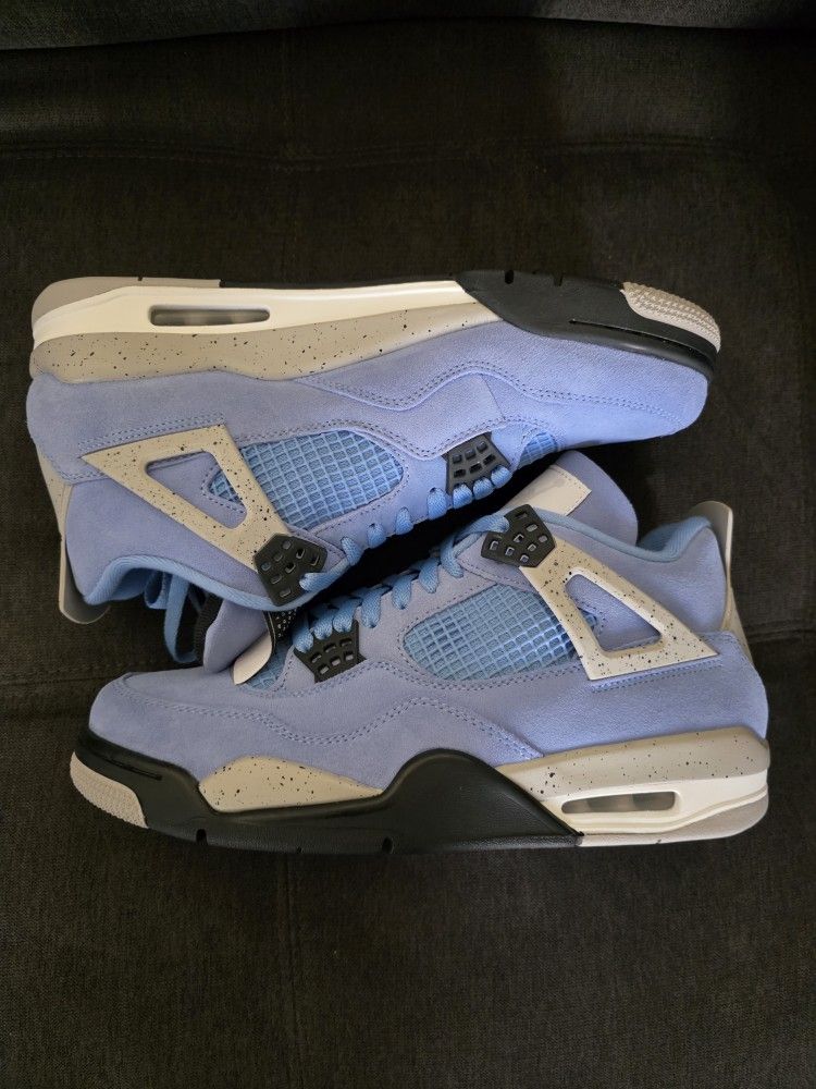 Brand NEW University Jordan 4's Size 10.5