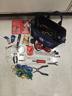 NAPA Tool Bag with Miscellaneous Tools C8608
