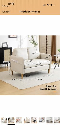 New loveseat sofa