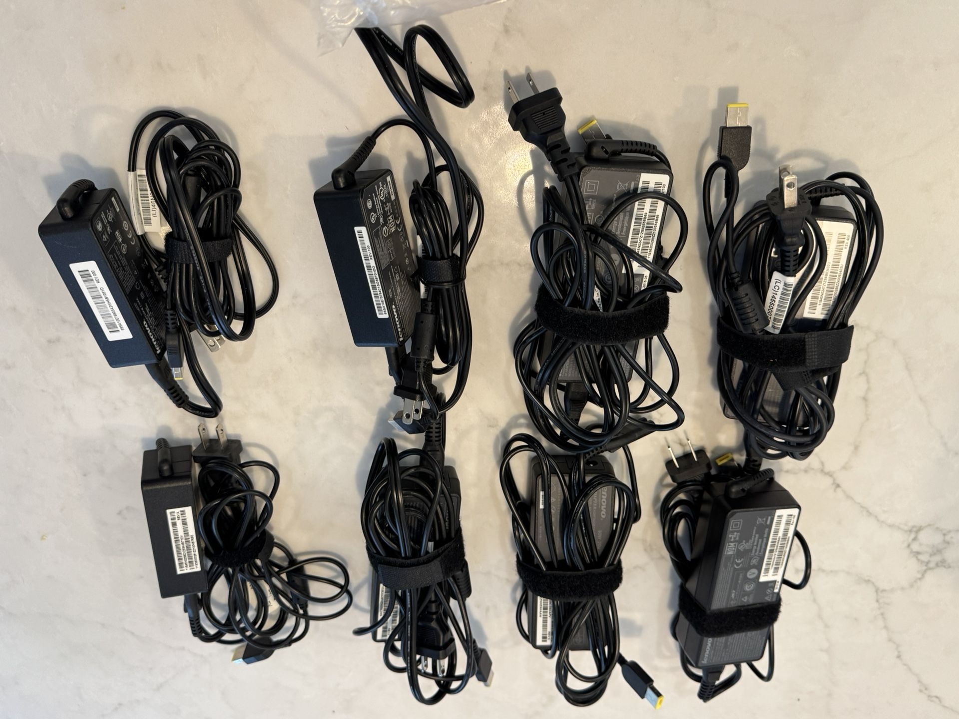 Lot: 8 Lenovo Power Supplies