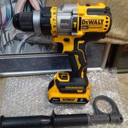 NEW DEWALT 20V XR 1/2 HAMMER DRILL DRIVER TOOL AND BATTERY 
