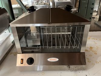 Commercial Electric 100 Hotdog Steamer Bun Warmer Top Loading