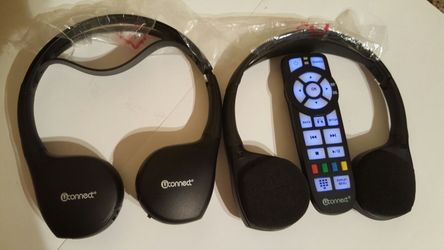 UCONNECT Headphones and DVD remote