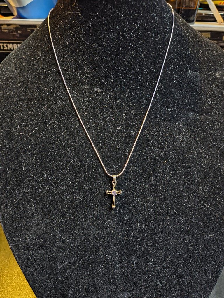 Diamond Cross Necklace