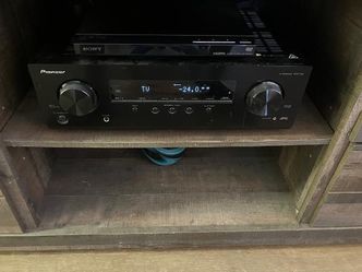 Pioneer VSX-534 AV Receiver with Sony DVD Player and Polk Speakers