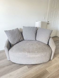 2 swivel couches