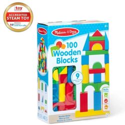 Melissa & Doug 100 Wood Blocks