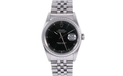 2004 Rolex Datejust 36mm - 16220 (Black)