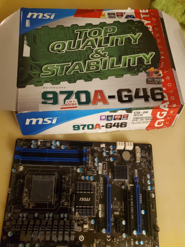 MSI 970A-G46 MOTHERBOARD