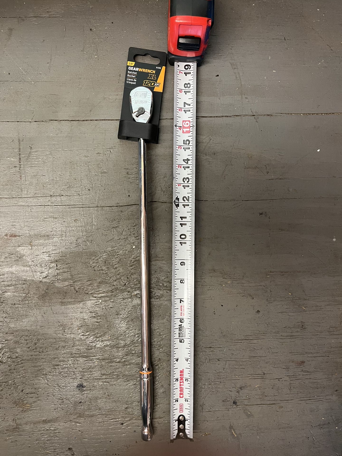 Gearwrench 3/8 120XP ratchet - 18”