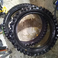 Dirt Bike Tires 80/100-21 MC K775f Washougal Sticky And 110/90-19 P Sports D739