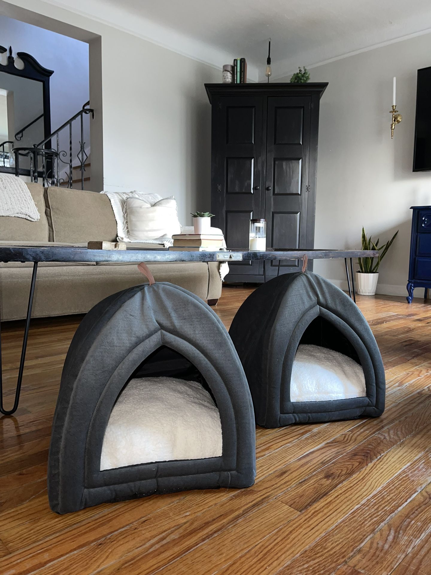 Two Cat Bed Tent/huts For cats/kittens By Bedsure