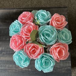 Realistic handmade roses 