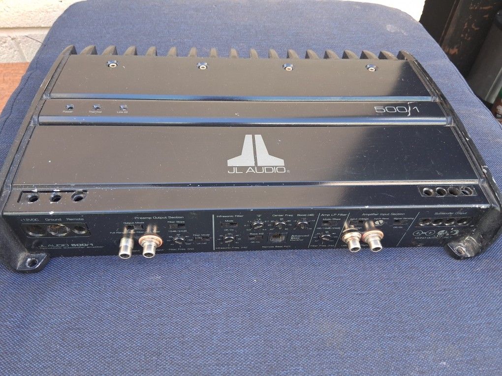 JL Audio 500/1 monoblock subwoofer amplifier