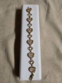 Mom's heart shaped bracelet
