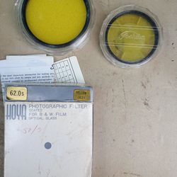 Vintage Hoya & Toshiba Photographic Filter Lenses