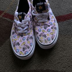 Mario Bross Vans Size 5.5 