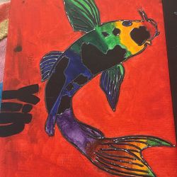 Painting  Of Ying And Yang 