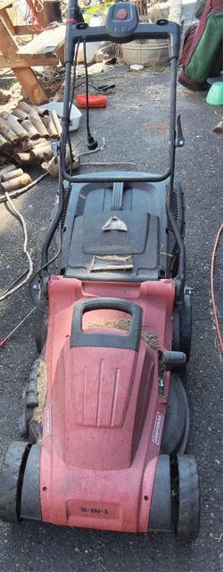 ## Craftsman 19" Corded Electric 3-in-1 Lawn Mower - Complete with