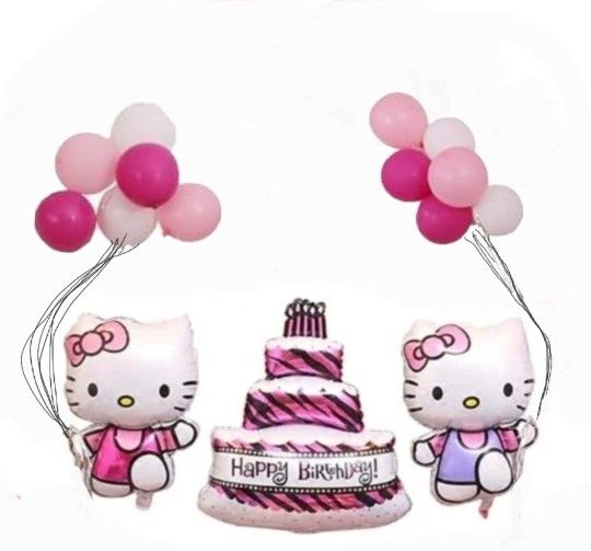 Hello Kitty Foil Balloons Birthday Party Supplies