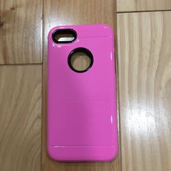 iPhone SE3 SE2 8 7 Case Hybrid Modern Slim Grip Cell Phone Case Apple Logo Cutout iPhone Case