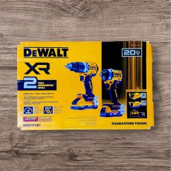 DeWALT DCK251E1QQ1 20V XR Cordless 2-Tool Combo Kit with 4.0 Ah and 1.7 Ah Batteries, Charger, & Bag