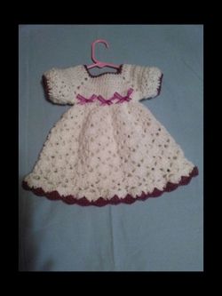 Vestidito tejido a crochet