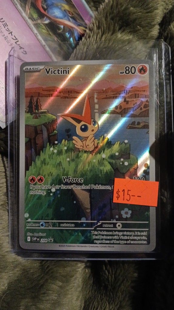 Victini Pokemon Card Single 