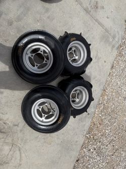 ITP Sand Star ATV Wheels and Tires Set of 4