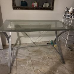 Glass Desk 
