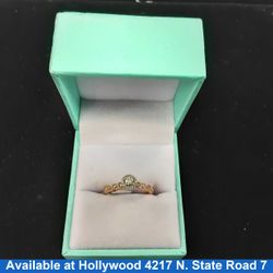 Ring - Wedding Set - Rose Gold 10k (.417) 2 grams Size 6.5