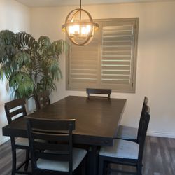 Sonoma Espresso Extendable Counter Height Dining Table