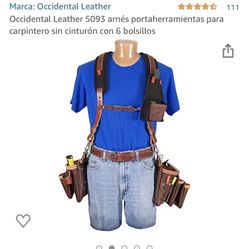 OCCIDENTAL LEATHER CARPENTER USED FOR 2 MONTHS ALMOST NEW 