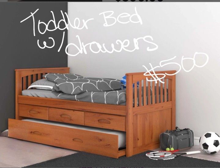 Toddler Bed w/ mattresses