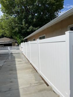 Vinyl fence