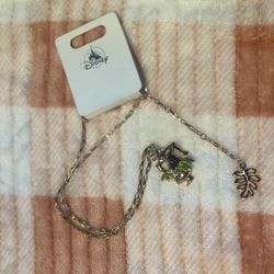 Disney Parks 2023 Jungle Book Baloo Necklace Gold Tone NEW