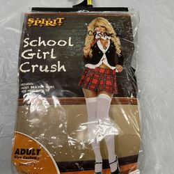 School Girl Women Size Medium Halloween